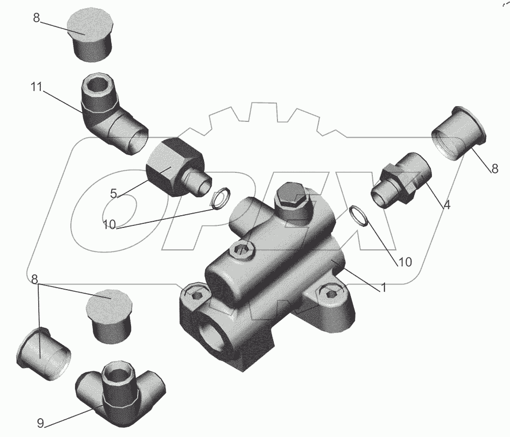  Клапан 5516-8607108