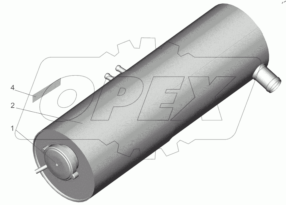  Бачок расширительный 642290-1311008-000