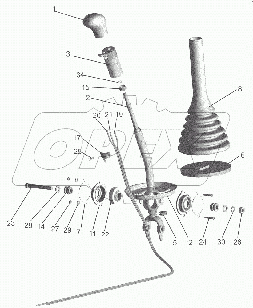  Рычаг 64221-1703410-01