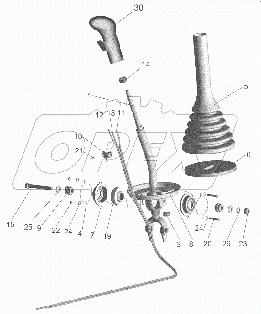  Рычаг 64221-1703410-020