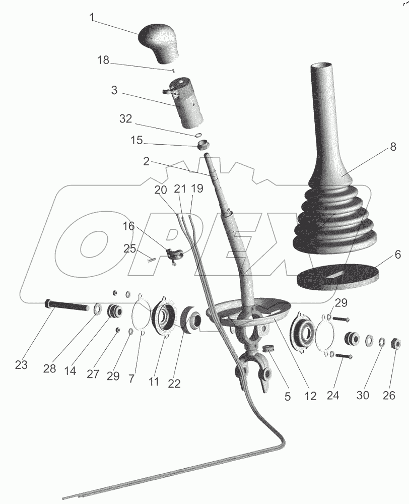  Рычаг 642208-1703410