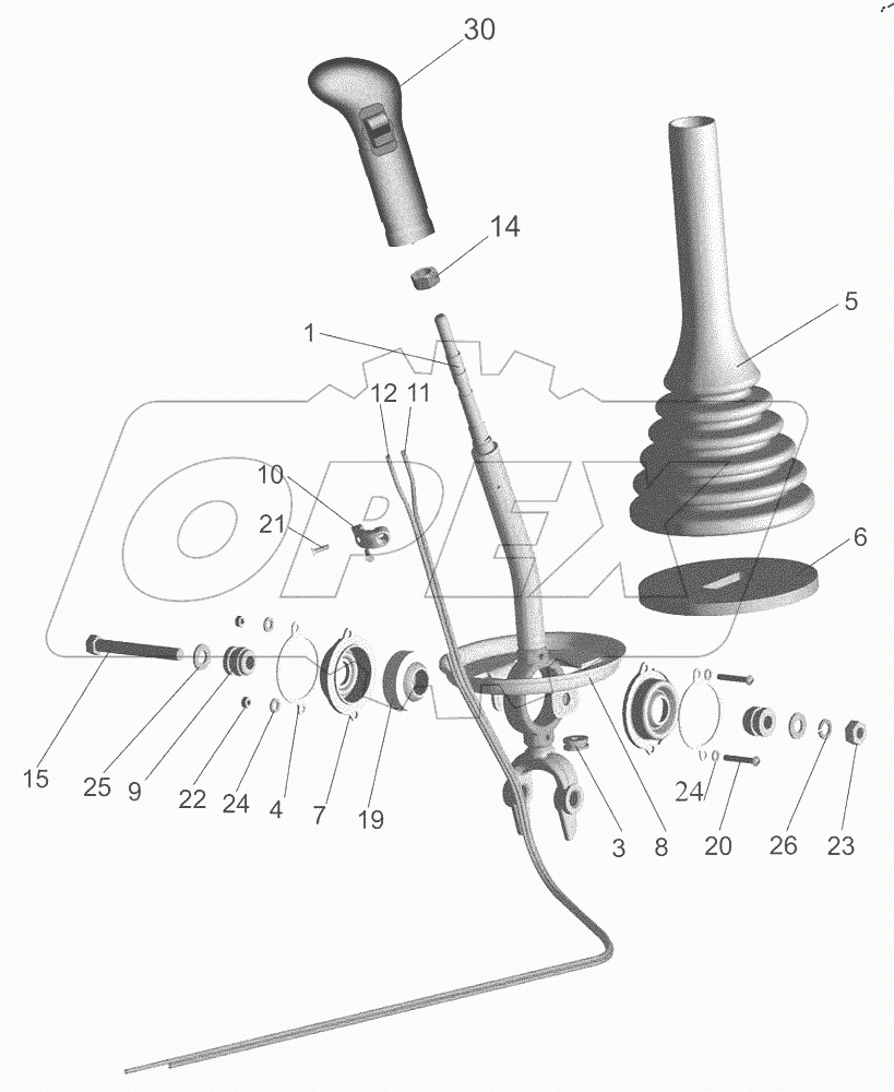  Рычаг 642208-1703410-010