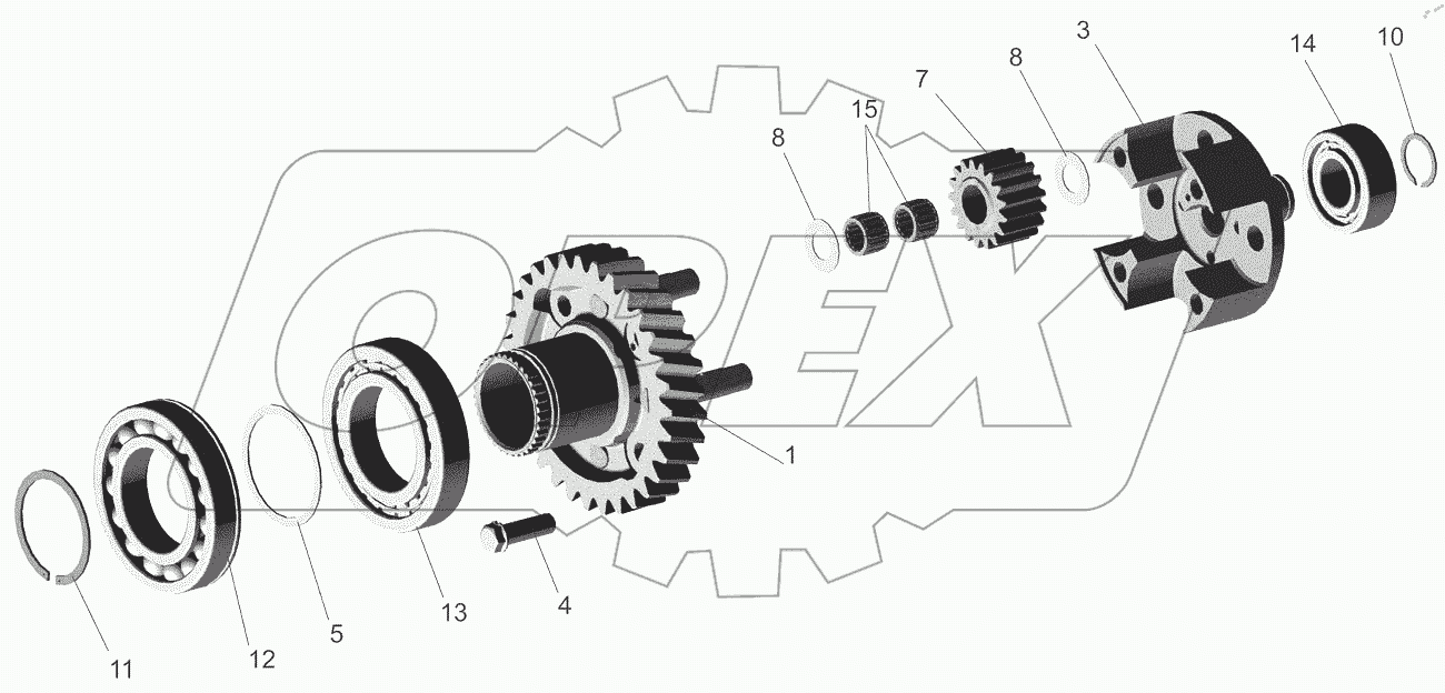  Дифференциал 55165-1830010
