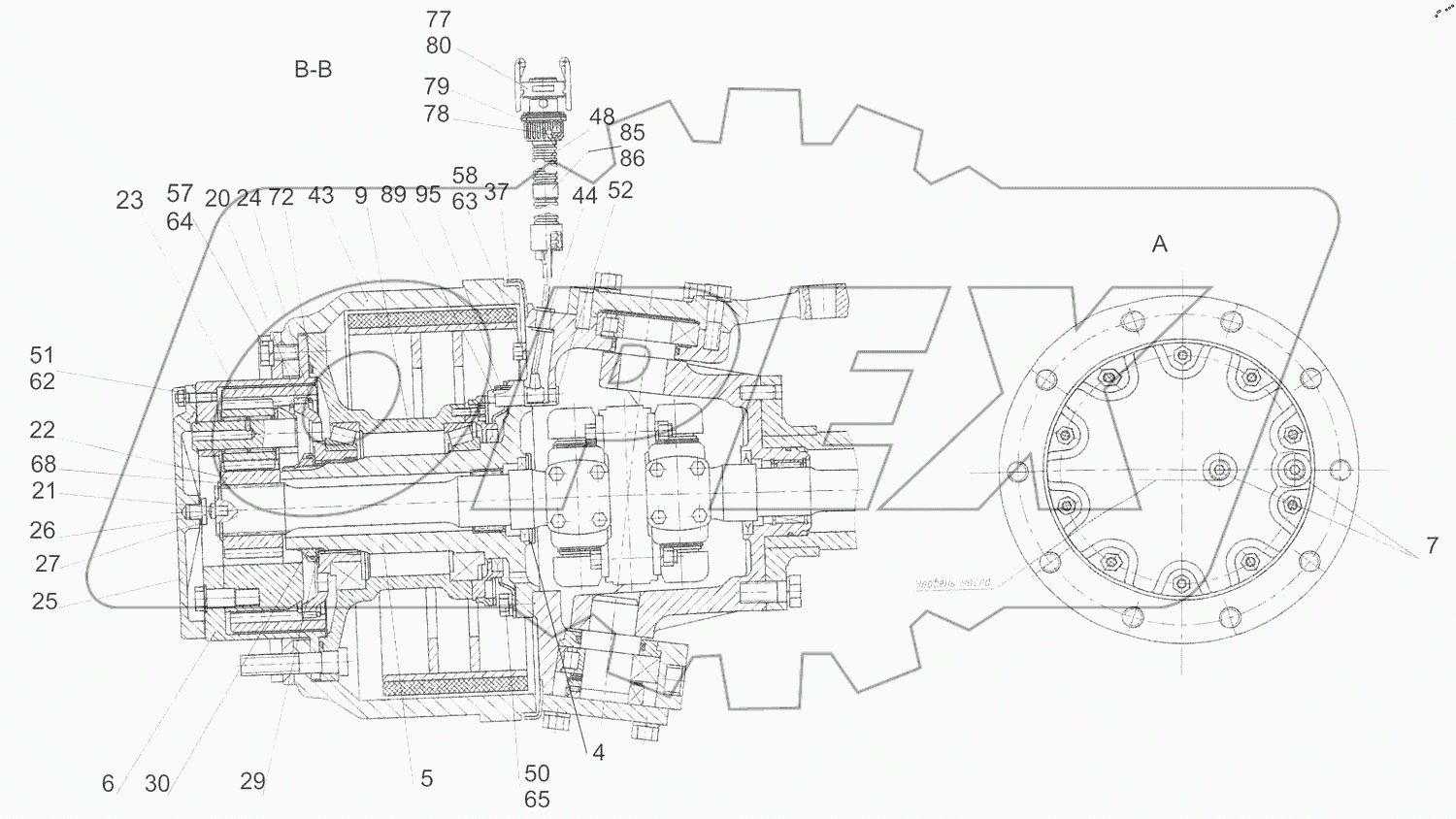  Мост передний
