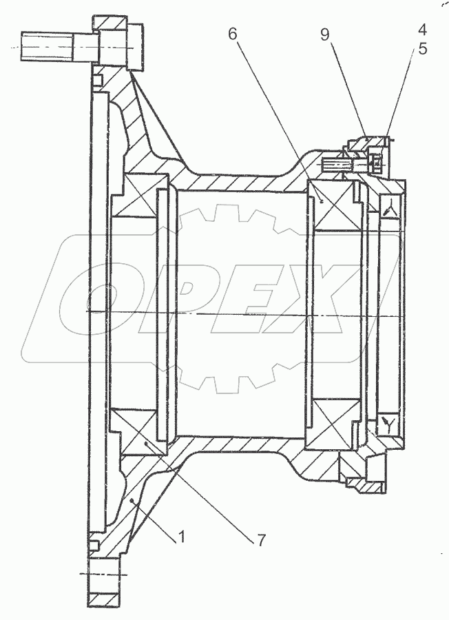 Ступица 651705-3103006
