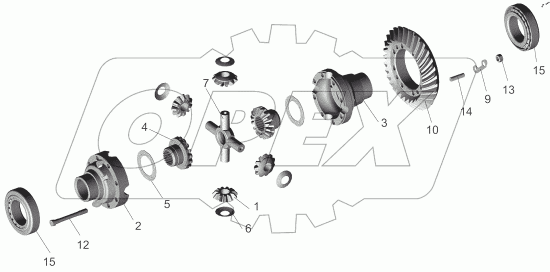  Дифференциал 6317-2303010