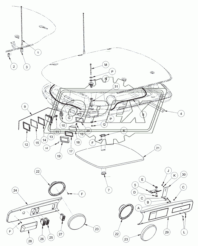 ROOF AND HEADLINER