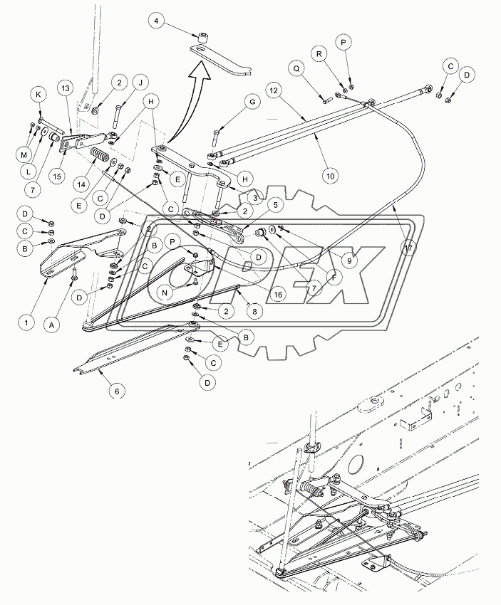 STEERING AND GROUND SPEED CONTROL (UNDER CAB)