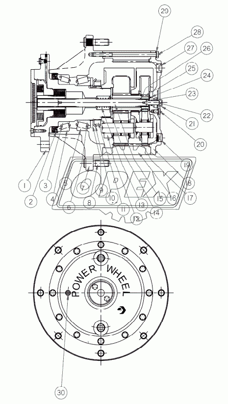 DRIVE WHEEL-AUBURN 41.42:1