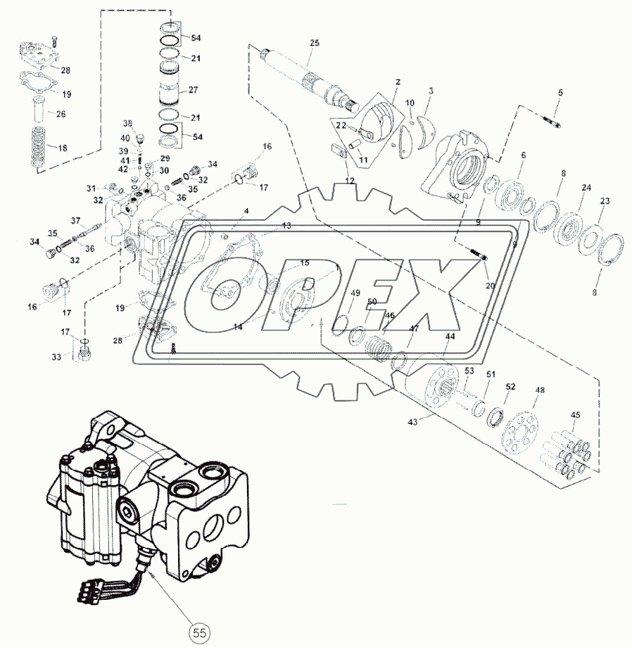 DRIVE WHEEL MOTOR