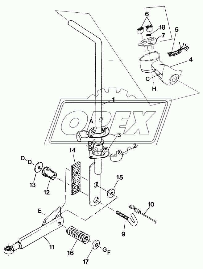 GROUND SPEED LEVER