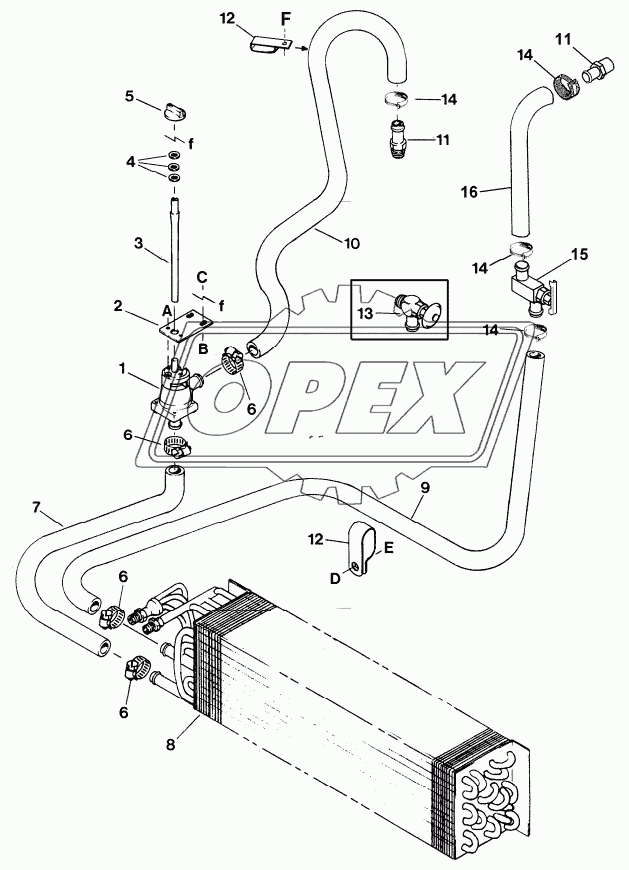 HEATER – CUMMINS ENGINE TRACTOR