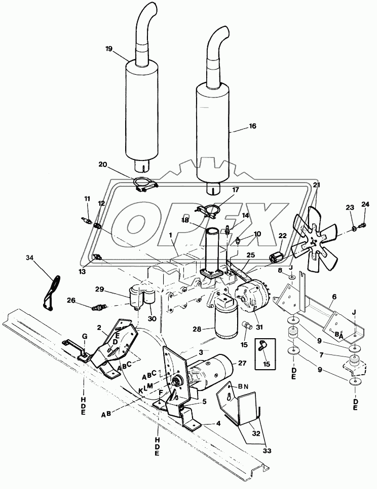 ENGINE ASSEMBLY – CUMMINS ENGINE TRACTOR UNITS