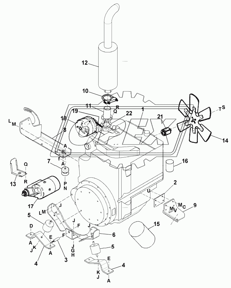 ENGINE ASSEMBLY – ISUZU ENGINE TRACTOR UNITS