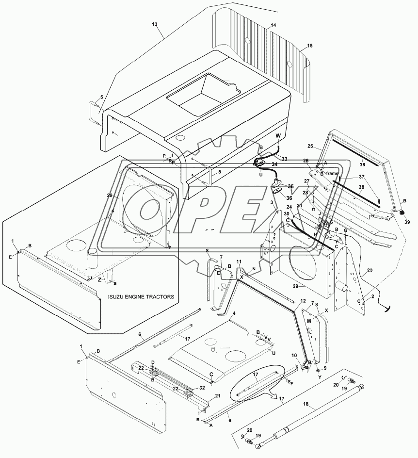 ENGINE SUPERSTRUCTURE