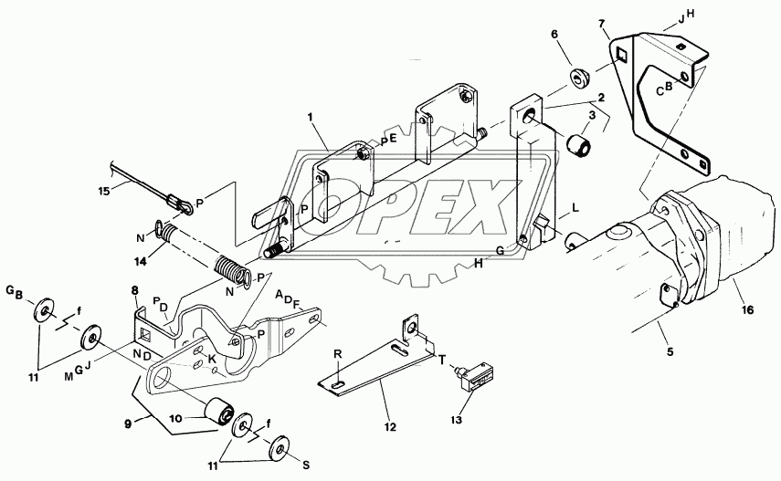 NEUTRAL INTERLOCK AND PINTLE ARMS