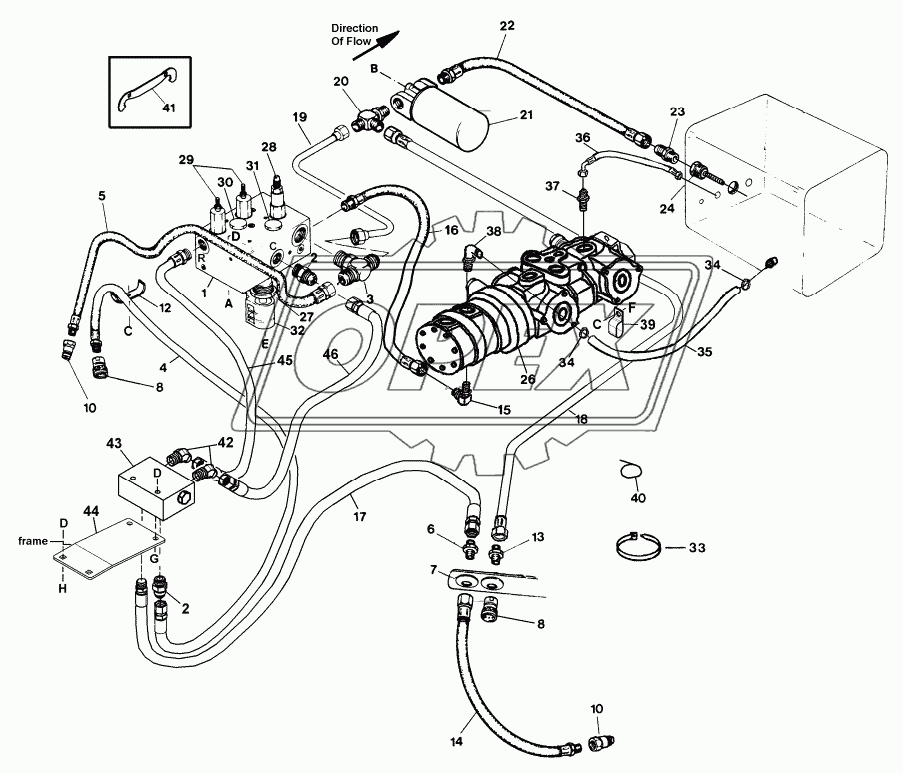 HYDRAULICS: HEADER DRIVE