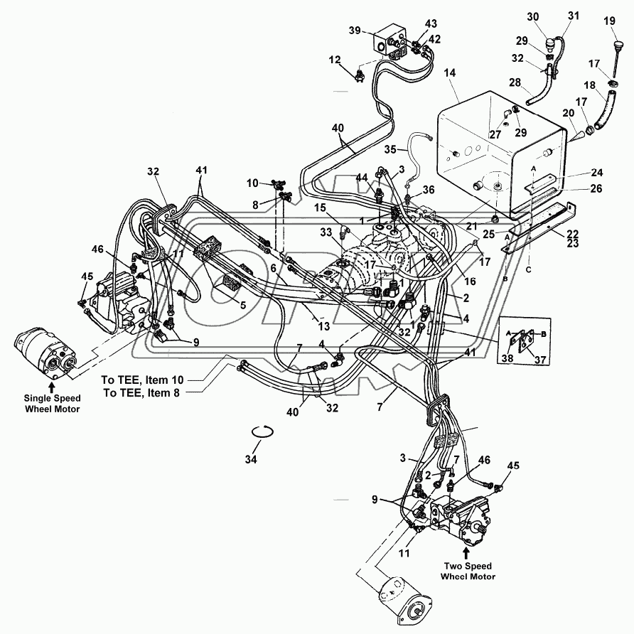 HYDRAULICS: TRACTION DRIVE