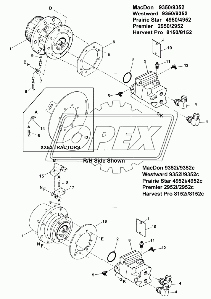 TWO SPEED DRIVE: WHEEL MOTOR ASSEMBLY