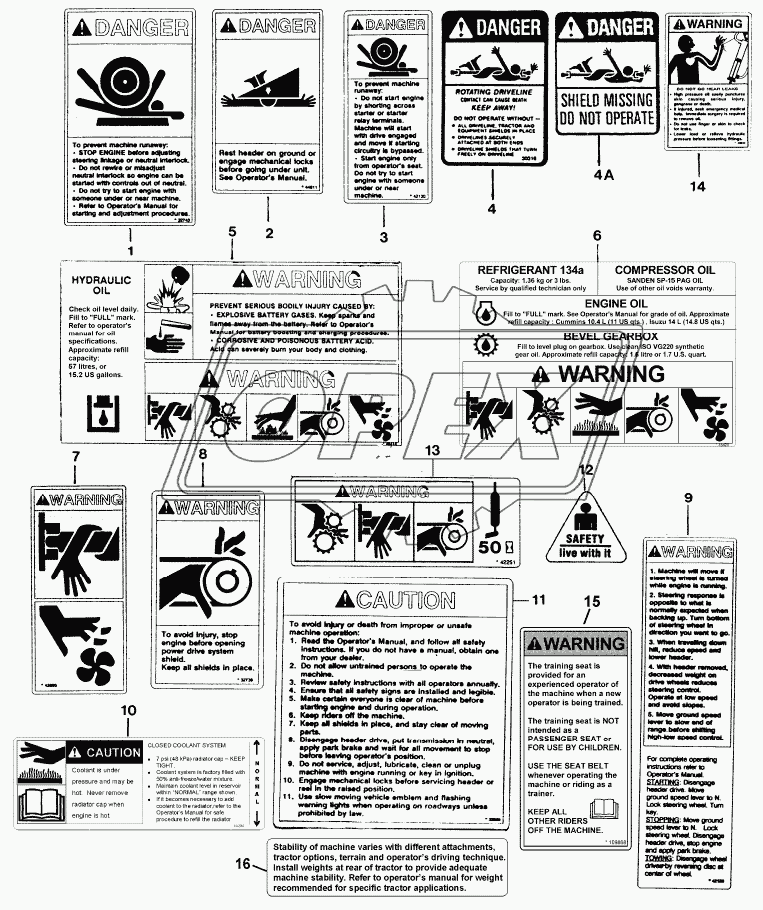 SAFETY DECALS