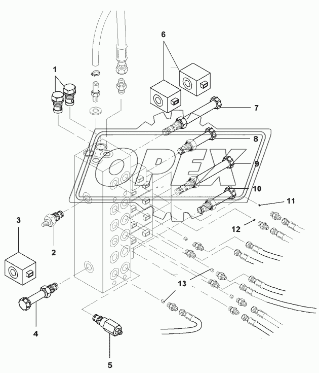 Valve Chest-From Serial Number 551510031