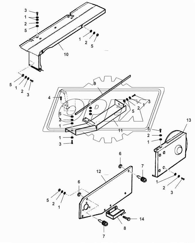 Front Elevator Standard-Guard