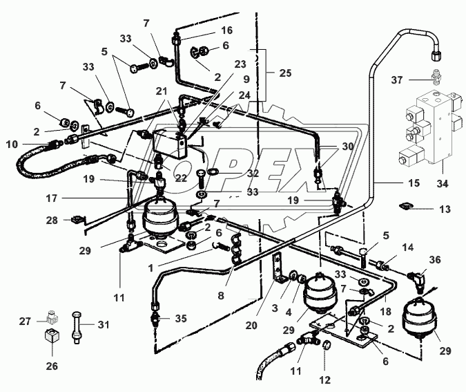 Cutter Bar Lifting-From No 551510049