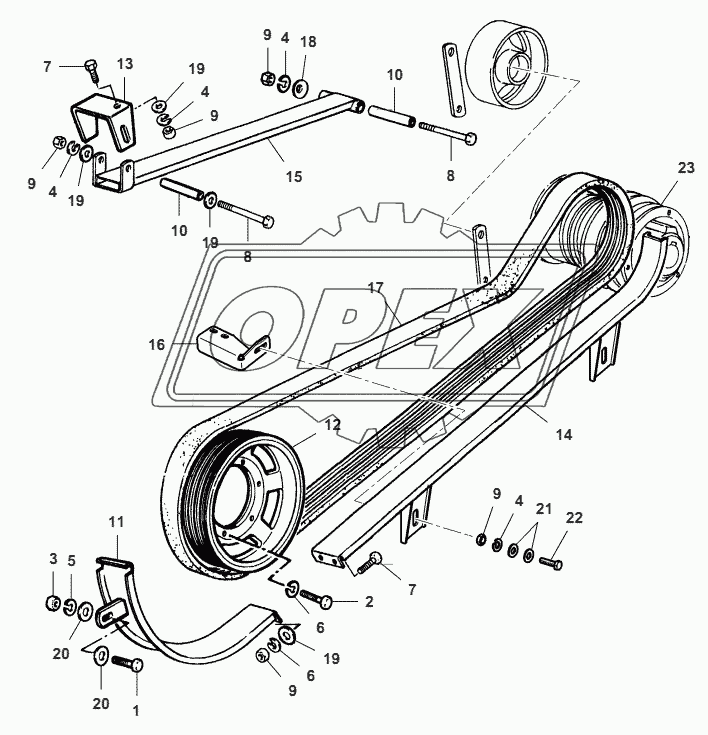 Thresing Mechanism Drive