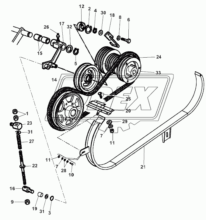 Drive And Unloading Tank Clutch 2