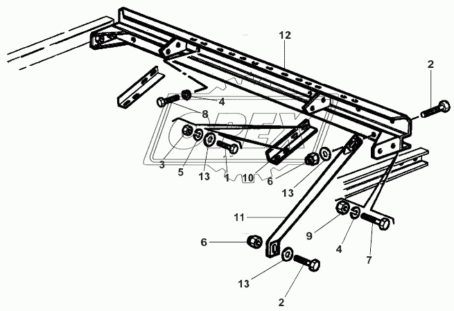 Engine Cover-Supports