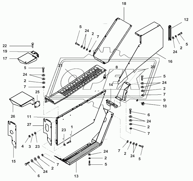 L.H. Side Wall Guard 2