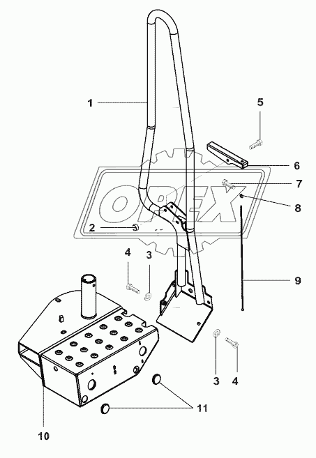 Ladder Footboard-From Serial Number 551510027 1