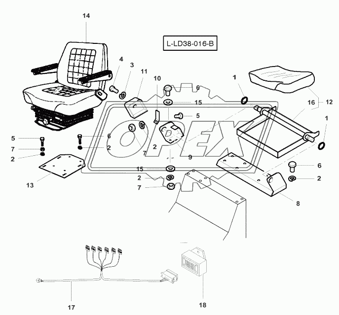 Cab-MAIN SEAT-Up To 551510048