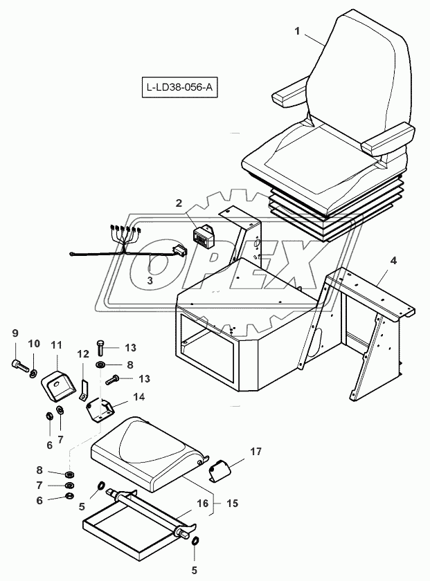 Cab-MAIN SEAT-From Serial Number 551510049