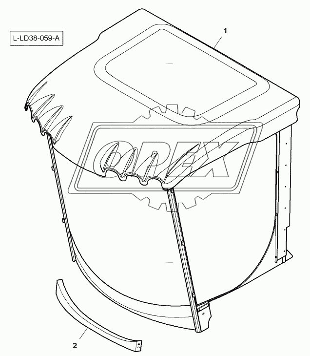 Cab-Climatized Cab-From No 551510049