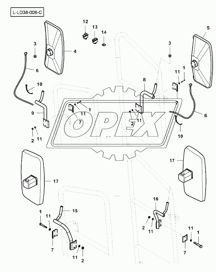 Cab-REAR VIEW MIRRORS