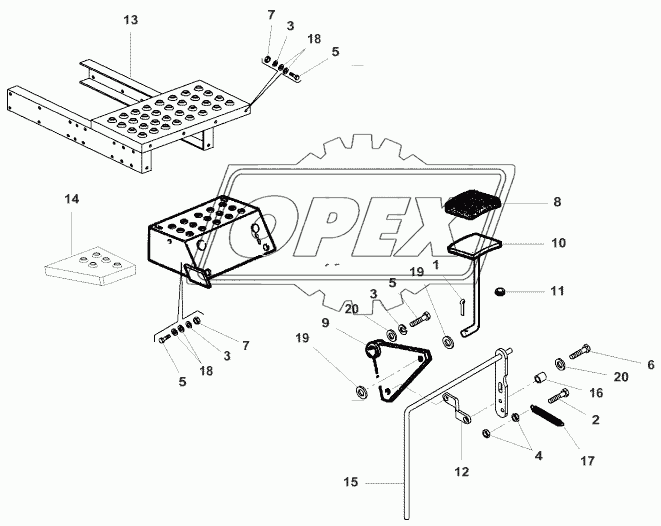 Ladder Footboard-Extention Up To 551510026