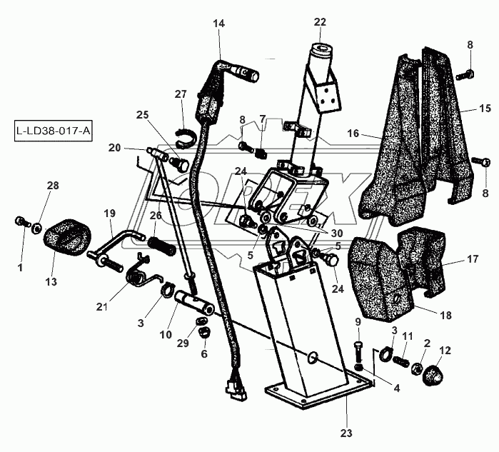 Cab-STEERING COLUMN-Up To 551510048 1