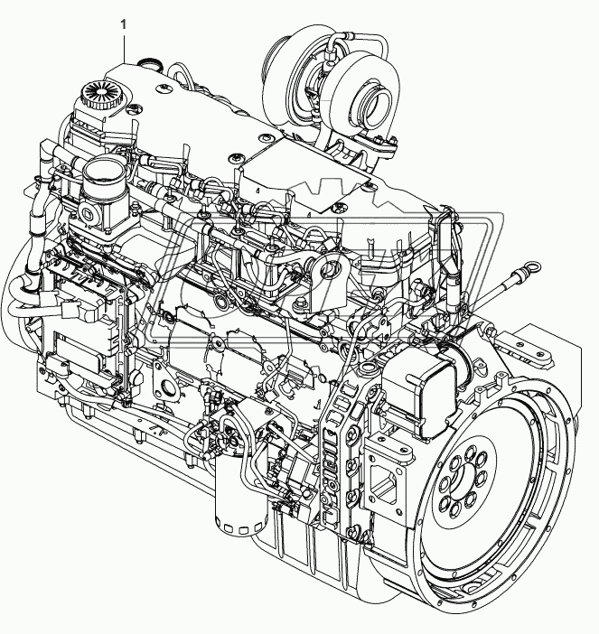 Engine Installation-From Serial Namber 551510031