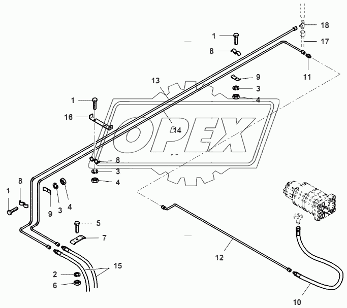 Drive Hydraulic Circuit 1