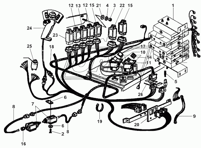 Valve-Chest Control Circuits-Up To 551510030