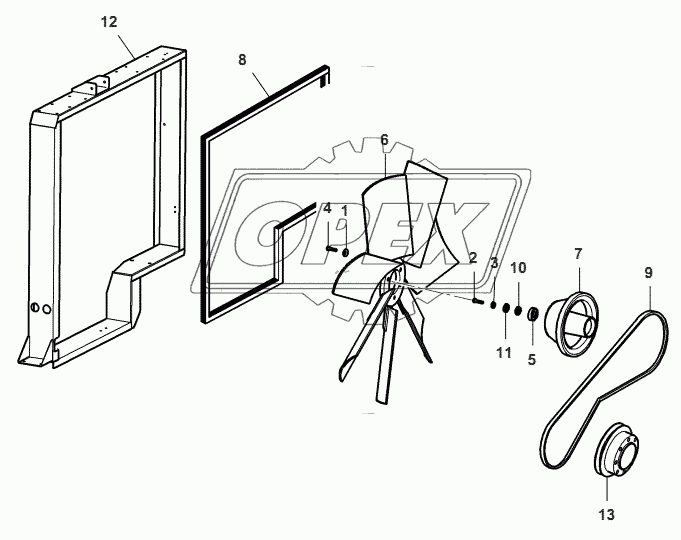 Engine Installation-Blower