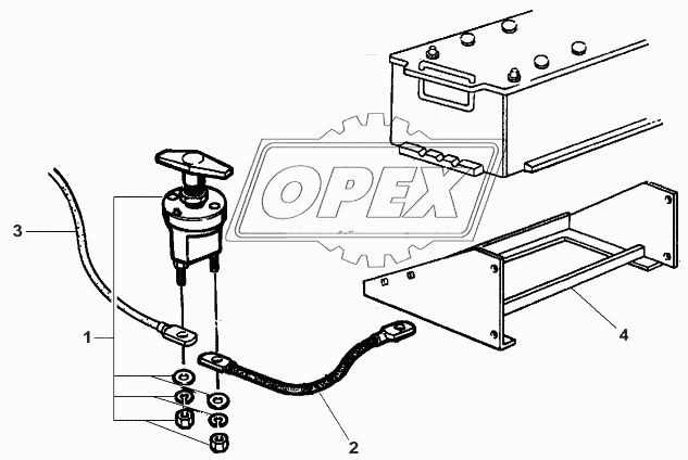 Battery Disengaging Device