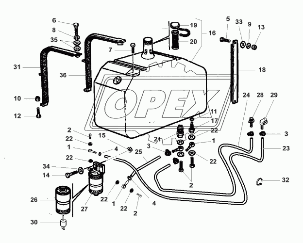 Fuel Tank-Up To 551510026