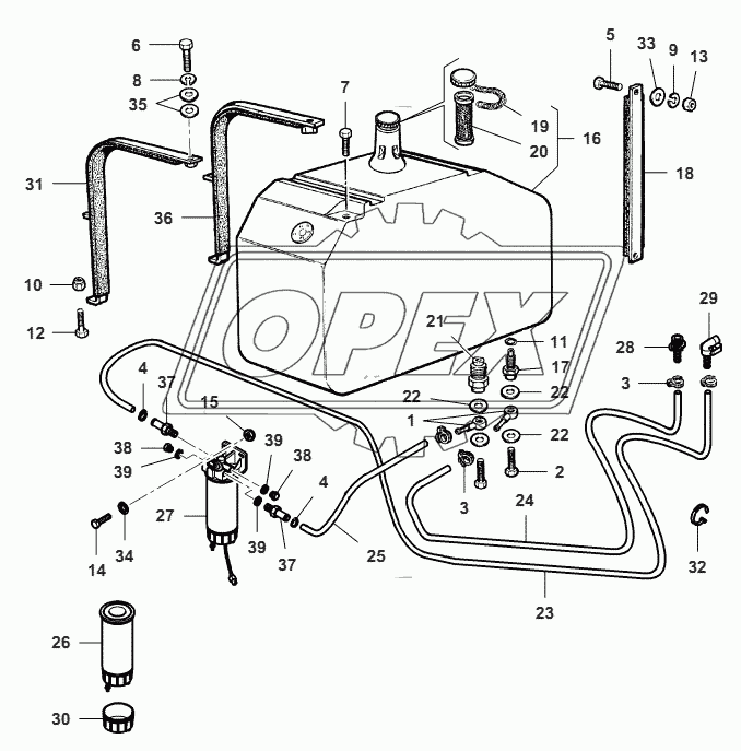 Fuel Tank-From Serial Namber 551510027