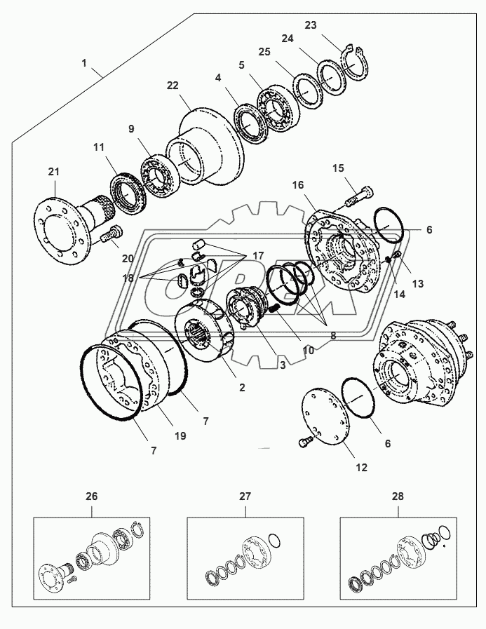 Rear Axle-4 WD-Final Drive