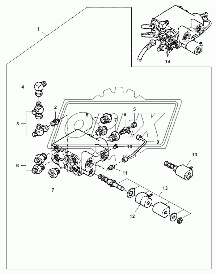 Rear Axle-4 WD-Valve