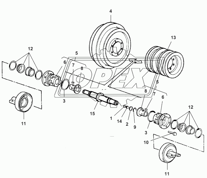 Rollers Elements And Idler Wheels