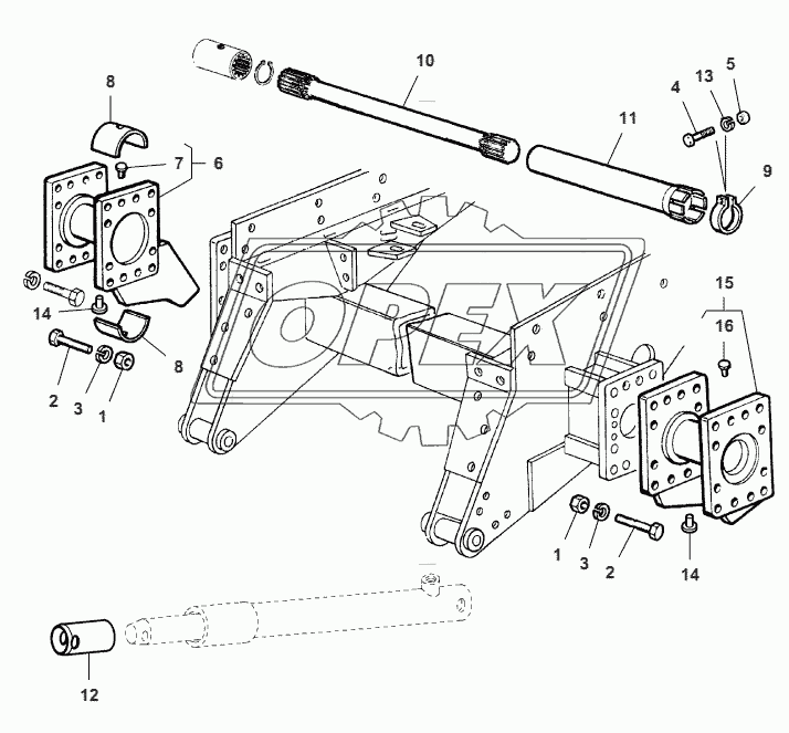 Chassis Crawler Tracks-7 Rollers 1