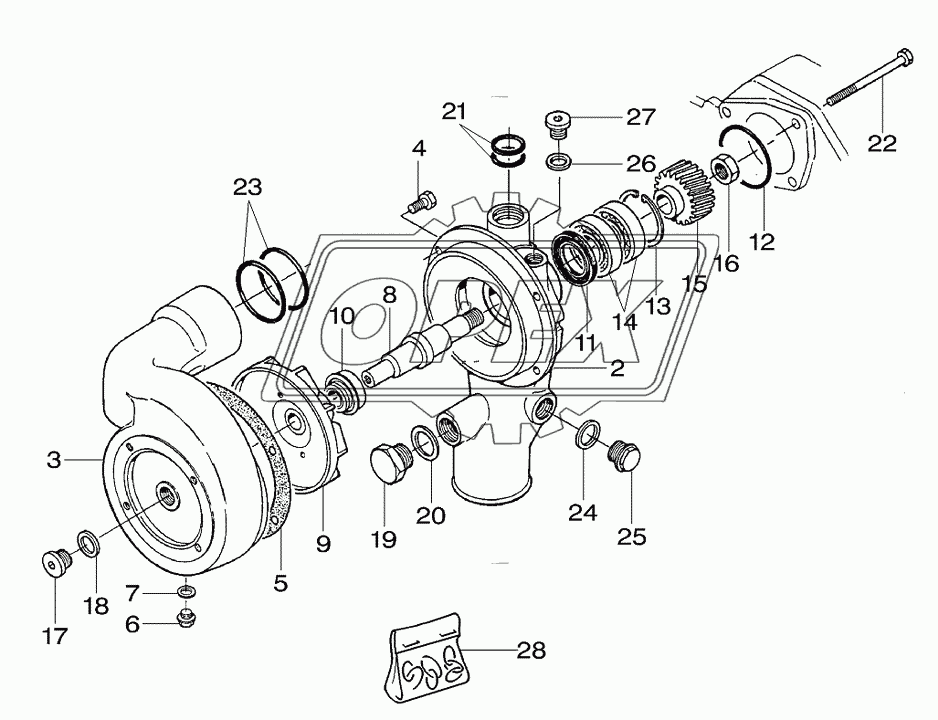 Engine, Water Pump